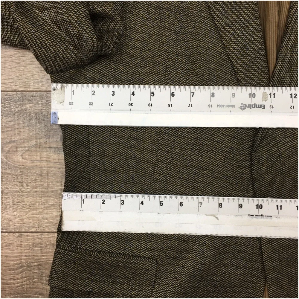 JACK VICTOR Mens Wool Blazer Sport Coat Casual Jacket Size 42L Classic Suit